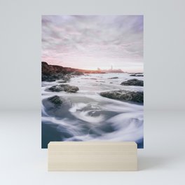 Pink Ocean Sunset Mini Art Print