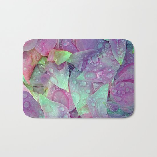 RAIN PETALS Bath Mat