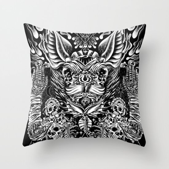 Haunter of the Dark Throw Pillow