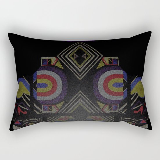 Mandalic Altar I Rectangular Pillow