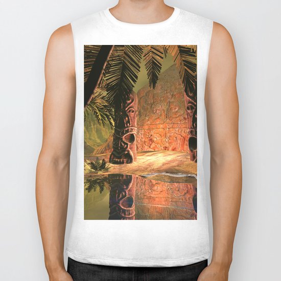The magical temple Biker Tank
