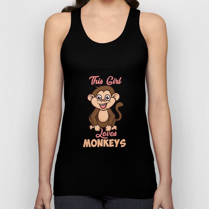 This Girl Loves Monkeys Tank Top