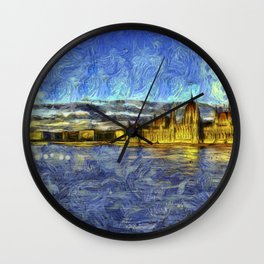 Budapest Vincent Van Gogh Wall Clock