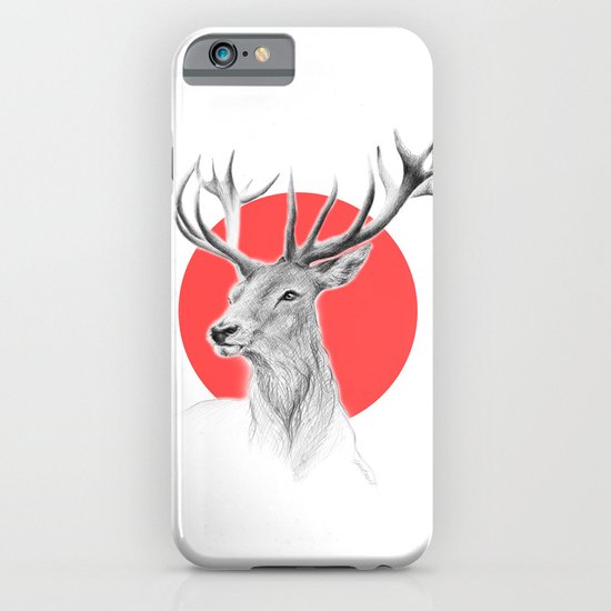 Deer | red iPhone & iPod Case