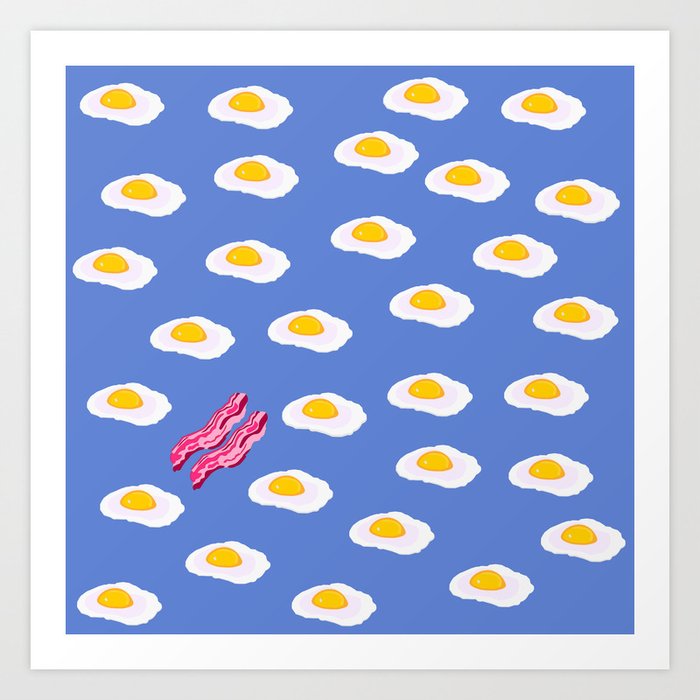 Eggs and Bacon Art Print