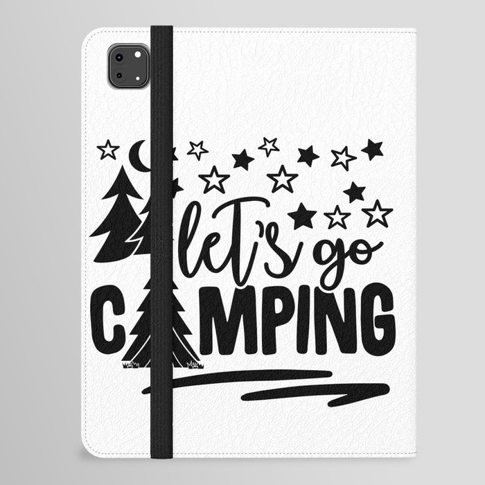 Let's Go Camping iPad Folio Case