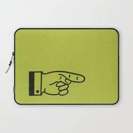Direction Lime Green Laptop Sleeve