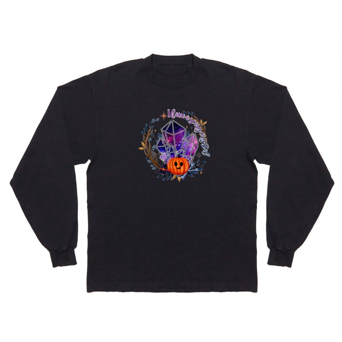 Halloween crystal decoration art print Long Sleeve T Shirt