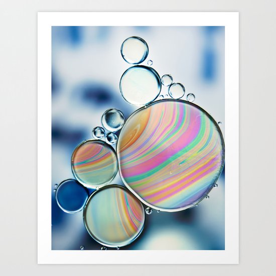 oil and water Art Print