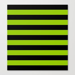 Mariniere marinière green and black Canvas Print
