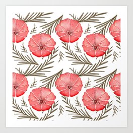 Stand out - Floral Art Print