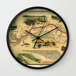 The Pony Express Goes Through Wall Clock
