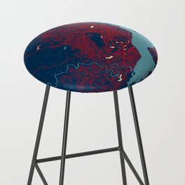 Brazzaville City Map of Republic of the Congo - Hope Bar Stool