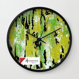 Eiskalt grün Wall Clock