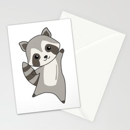 Raccoon Cute Animals Children Gift Idea Stationery Card