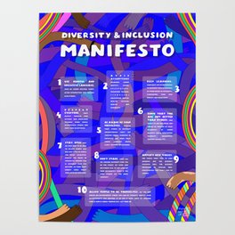 Diversity & Inclusion Manifesto Poster