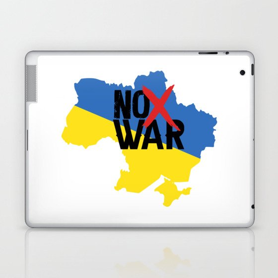 Ukraine No War Laptop & iPad Skin