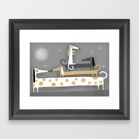 WIENER STACK Framed Art Print
