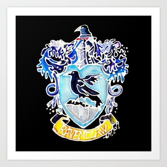 Ravenclaw Crest Art Print By Femmetomorrow Society6