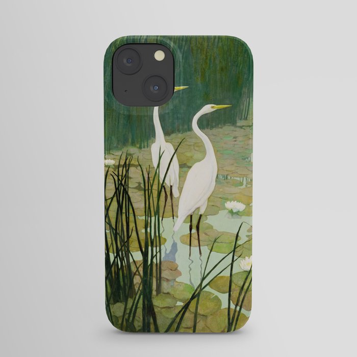 Herons in Summer, 1941 by Newell Convers Wyeth iPhone Case