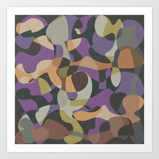Camouflage XXXVII Art Print