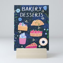 Bakery Desserts Mini Art Print