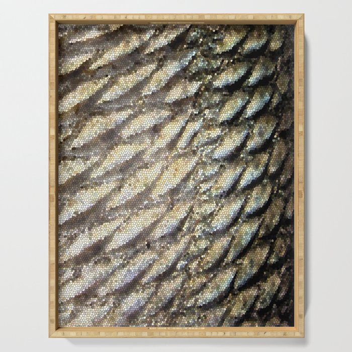 Redfish Scales Serving Tray