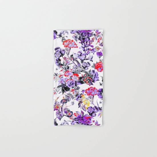 FRACTAL FLORA II Hand & Bath Towel