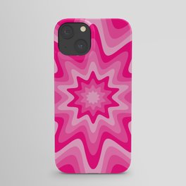 Bubblegum Pink Groove iPhone Case