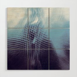 Abstract Geometric Digital Art - Bee Vision 2 Wood Wall Art