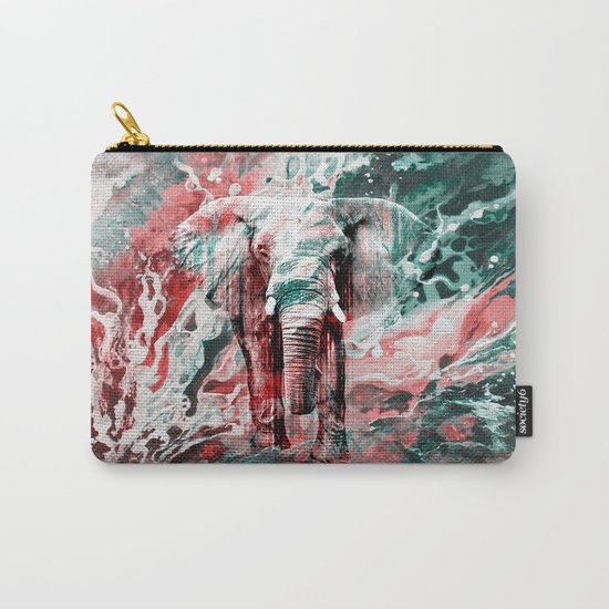 Elephant's Silent Cries Carry-All Pouch