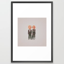 Watermelon Mugshot Framed Art Print