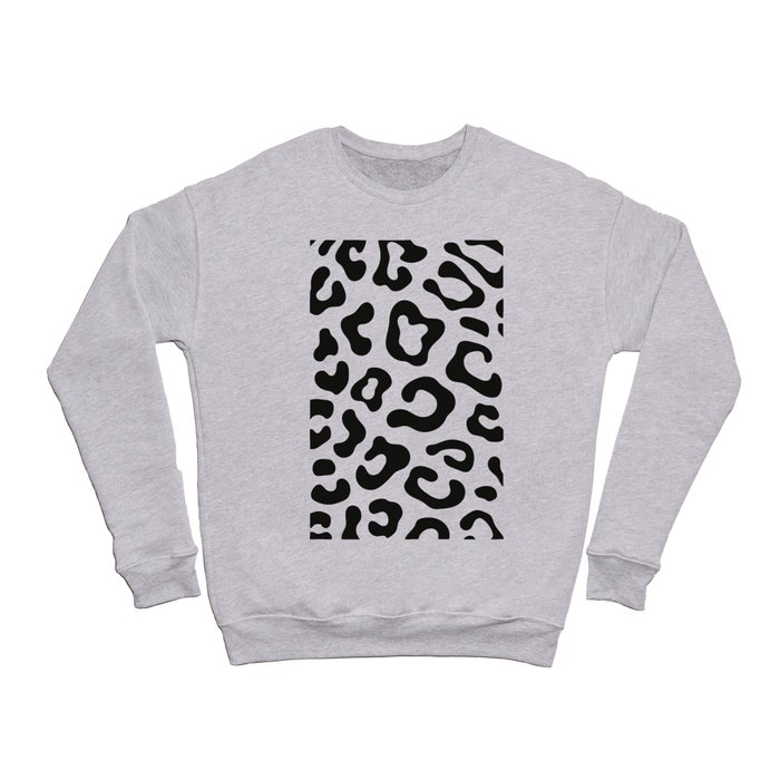 black cheetah prints Crewneck Sweatshirt