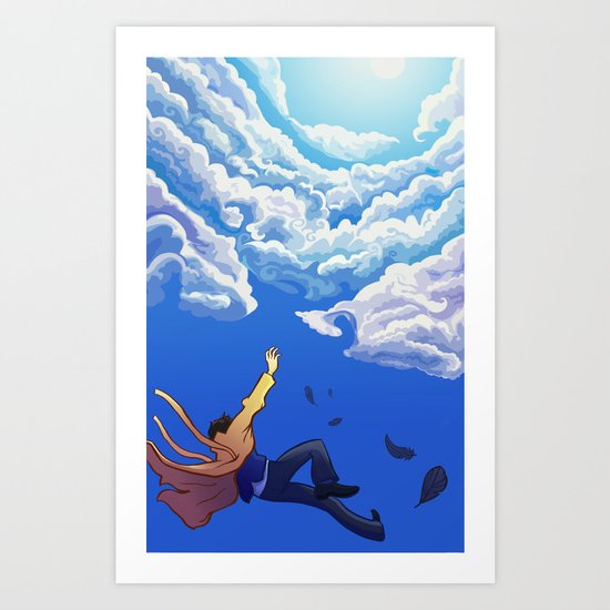 Falling Art Print