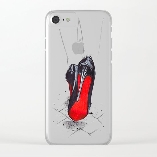 Devil Wears Lbtn Clear iPhone Case