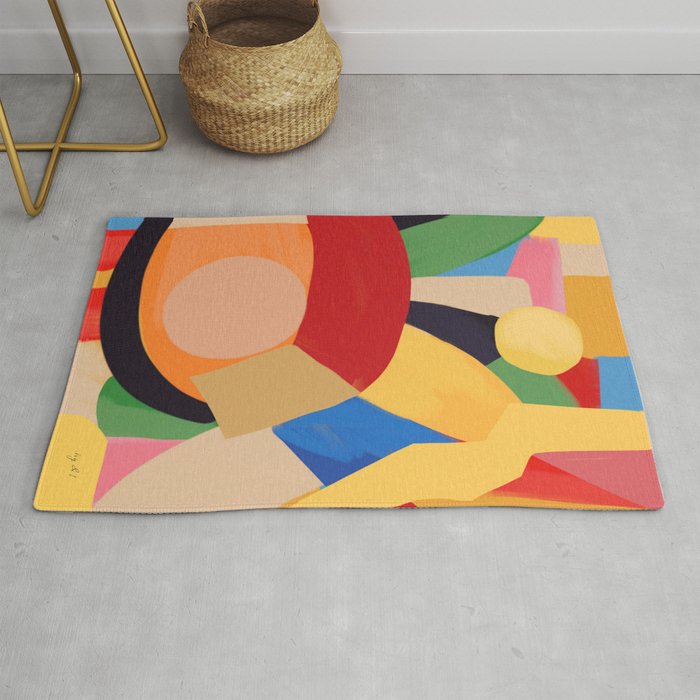 Abstract Composition Rug By Ivy I Society6