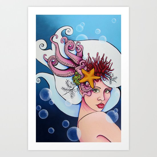 Nereid Kallianassa Art Print