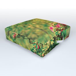 Azalea blooming Outdoor Floor Cushion