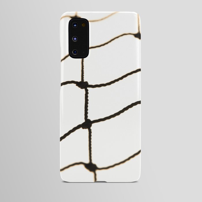 Net background, net on white background Android Case