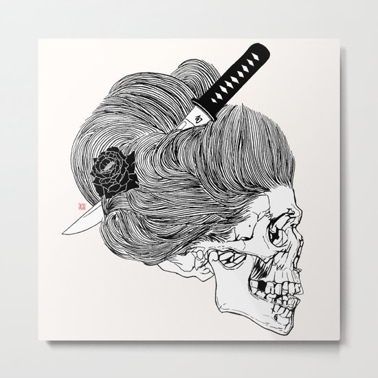 A Lady From Japan Metal Print