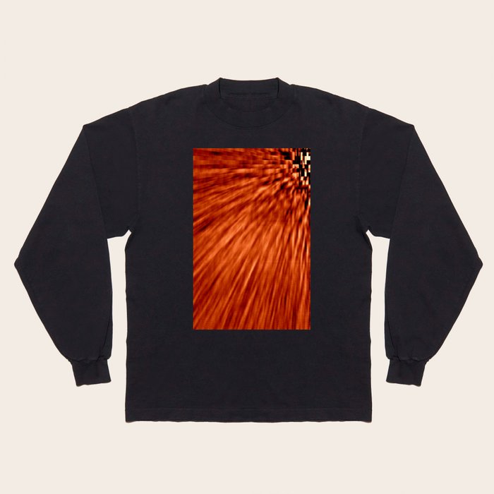 Burnt orange long sleeve t shirt top