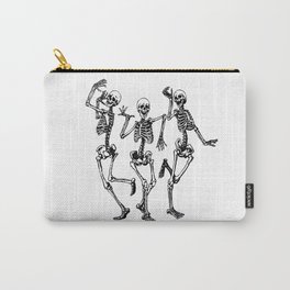 Three Dancing Skulls Carry-All Pouch