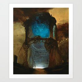Untitled (Portal), by Zdzisław Beksiński Art Print