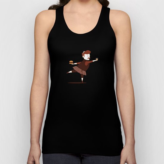 Libertarian Swan Unisex Tank Top