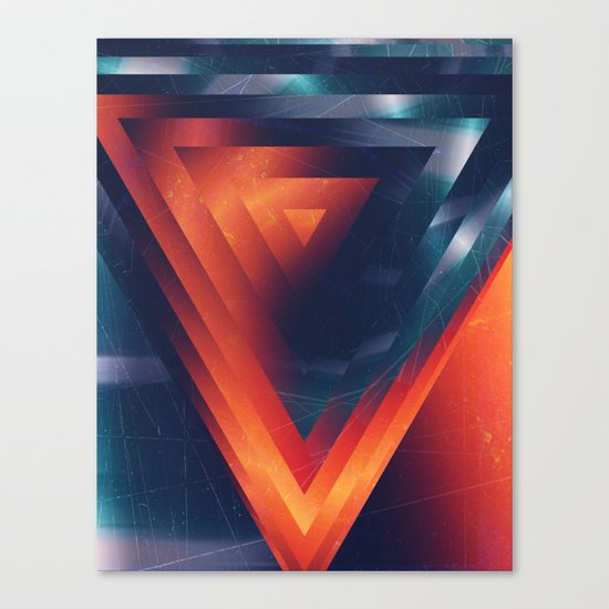 Triangled Canvas Print