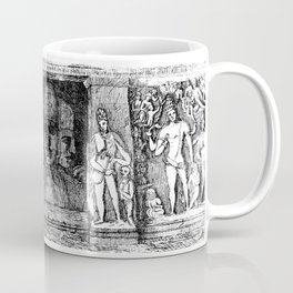 ELEPHANTA CAVES figures Coffee Mug