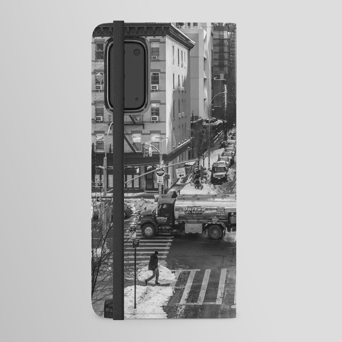New York City Street Photography Black and White NYC Android Wallet Case