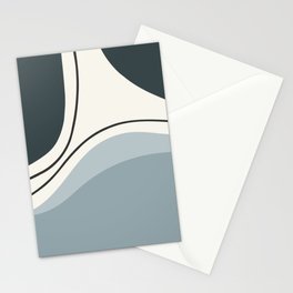 Seascapes IV // Abstract Minimal Stationery Cards
