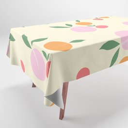 Peaches Print Tablecloth