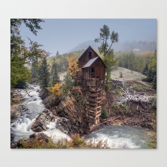 Lake house Canvas Print